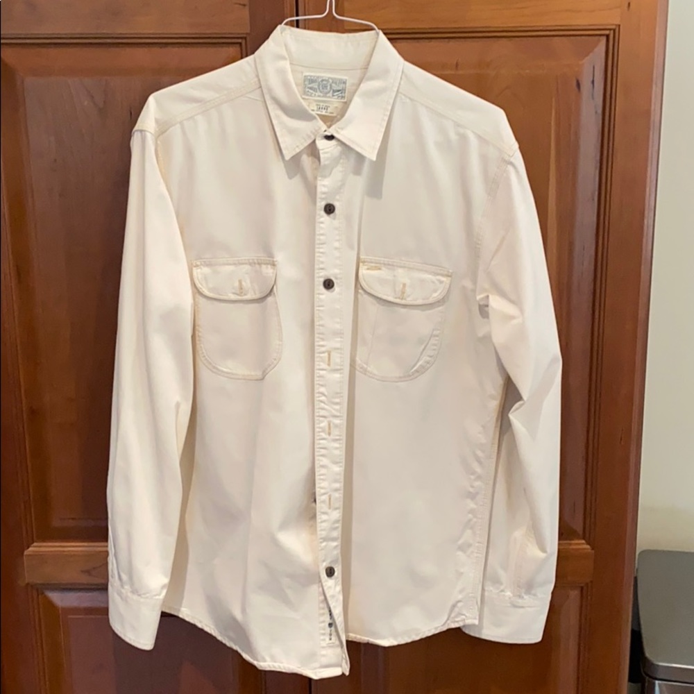 Cotton/Linen men’s Lucky brand shirt - L